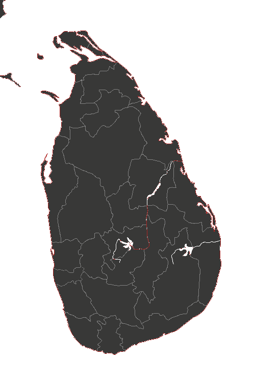 Sri Lanka district map